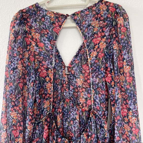 Anthropologie MISA Los Angeles Anahita Floral Open-Back Maxi Dress - Picture 9 of 10